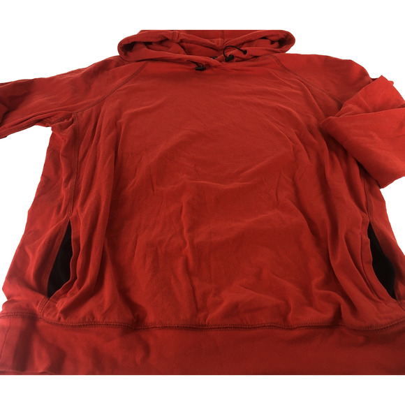 Amercian Eagle Outfitters Men's Active Flex Hoodie Large Red Kangaroo Pocket45 - Picture 4 of 9